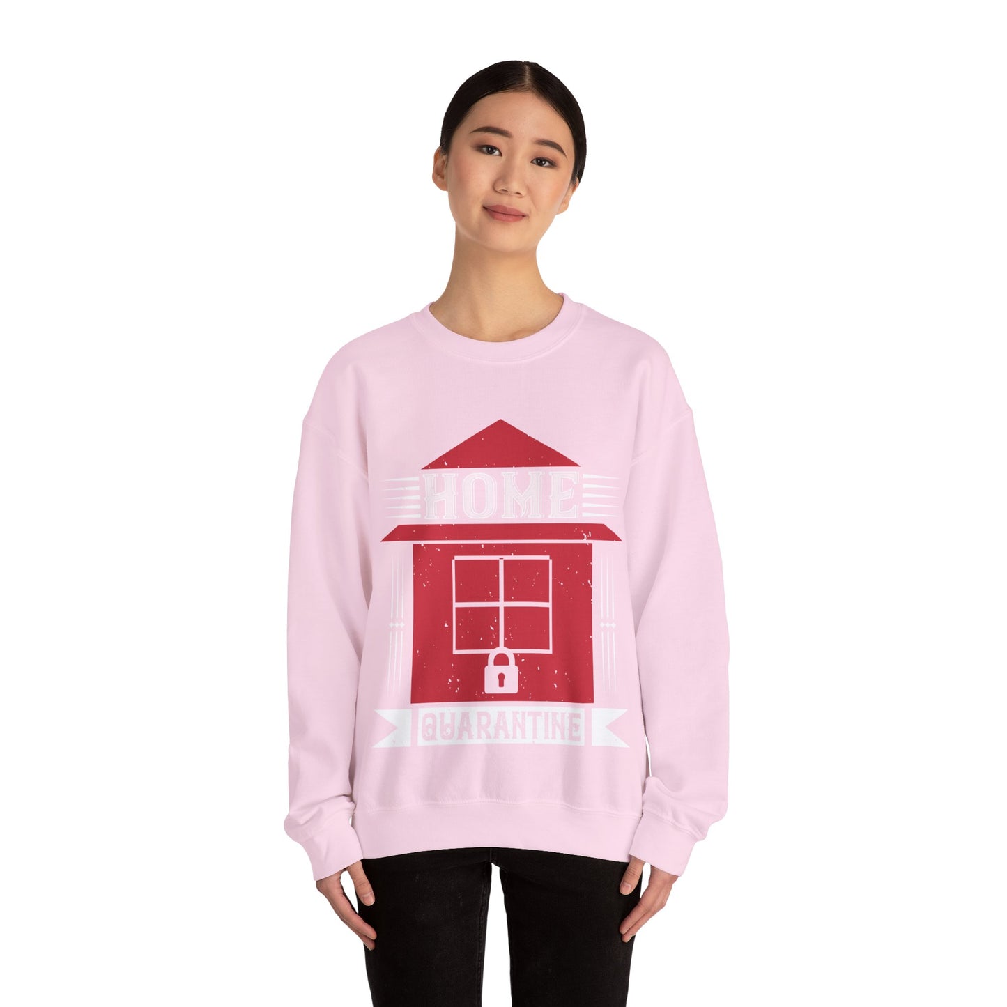 home quarantine-01 — Unisex Heavy Blend Crewneck (G18000)