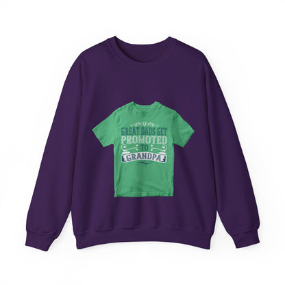 Great dads get promoted to grandpa-02 — Unisex Heavy Blend Crewneck (G18000)