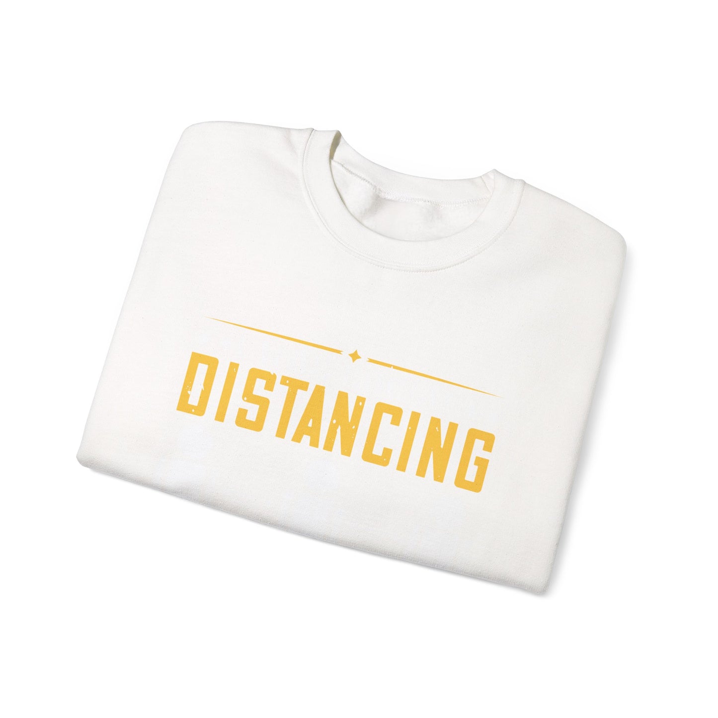 I was social distancing before it was coo-01 — Unisex Heavy Blend Crewneck (G18000)