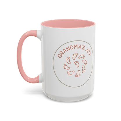 Accent Coffee Mug - Grandma's Joy | Perfect Gift for Grandparents, Coffee Lovers, Family Gatherings, Birthdays, Special [...]