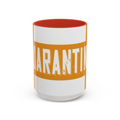 straight outta quarantine class of 2020-01 — Accent Mug 11/15oz