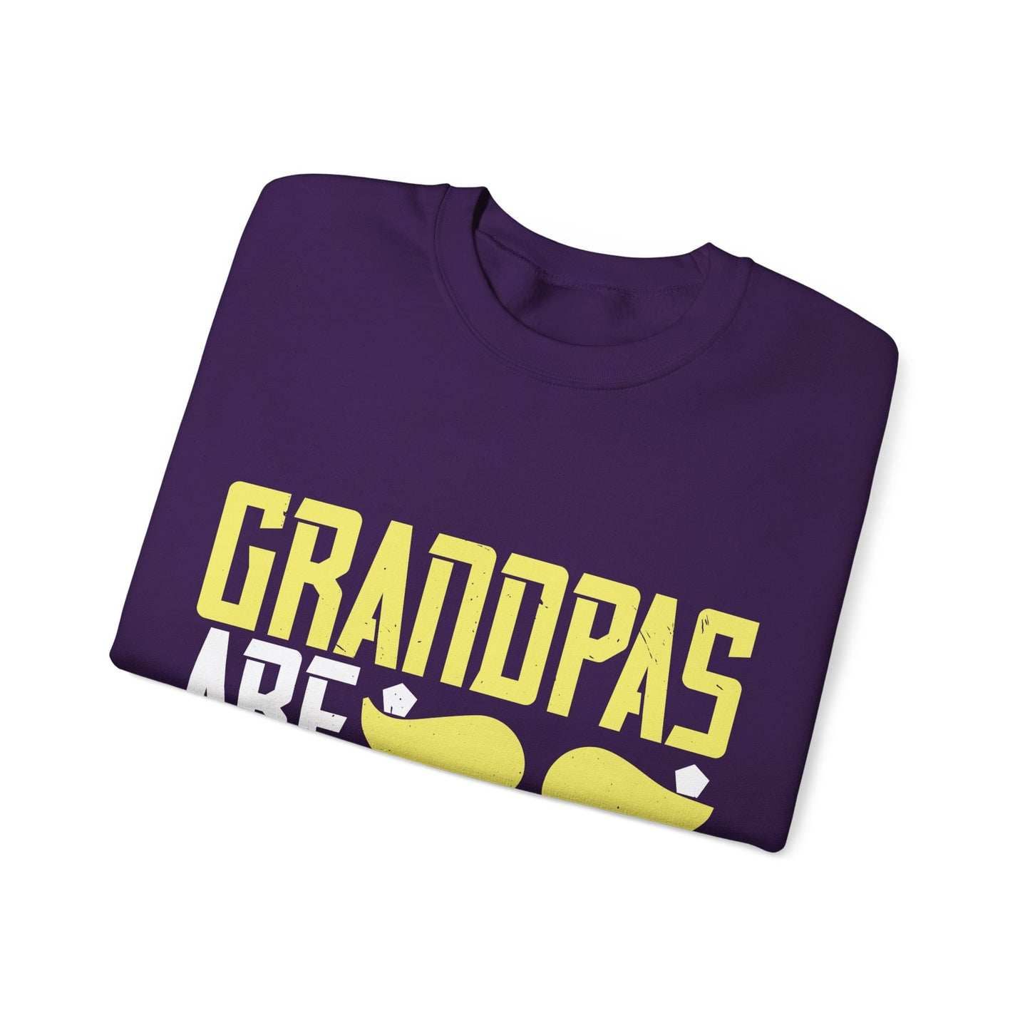 Grandpas are daddies with extra practice-02 — Unisex Heavy Blend Crewneck (G18000)