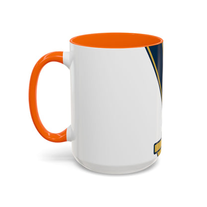 Junior Warden JW-- the plumb — Accent Mug 11/15oz