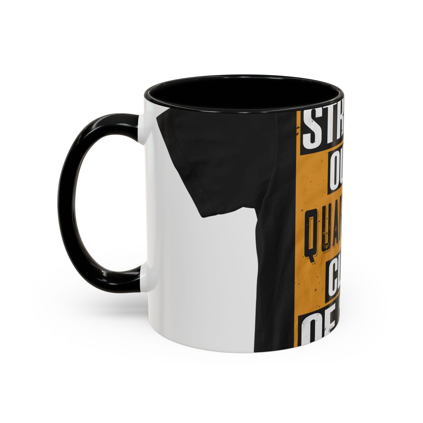 straight outta quarantine class of 2020 — Accent Mug 11/15oz