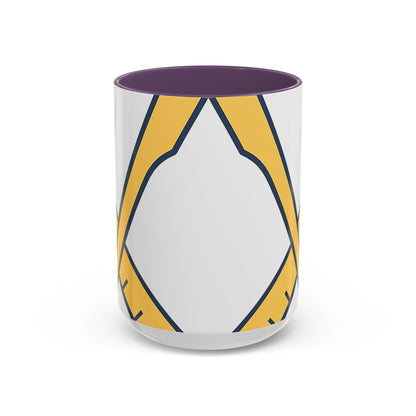 Plain Square and compass — Accent Mug 11/15oz