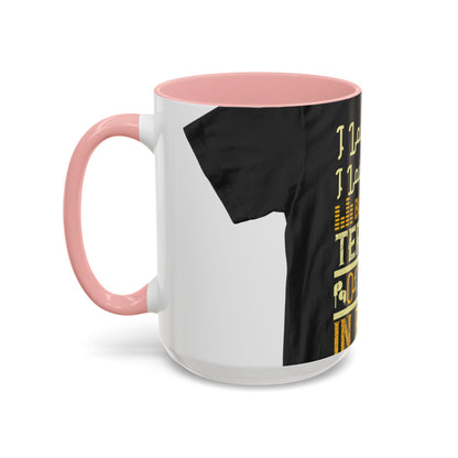 I love music, I love to sing, but I am terrified of singing in public — Accent Mug 11/15oz