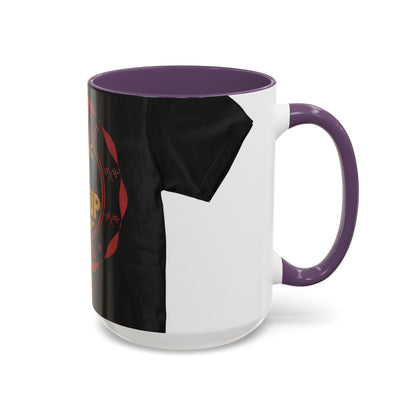 motorcycle group riding — Accent Mug 11/15oz