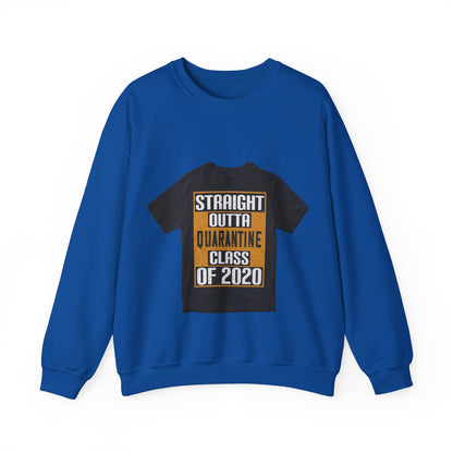 straight outta quarantine class of 2020 — Unisex Heavy Blend Crewneck (G18000)