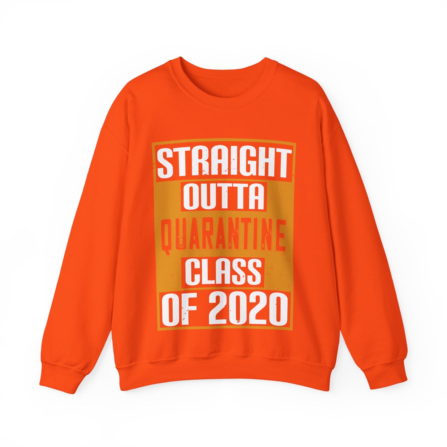 straight outta quarantine class of 2020-01 — Unisex Heavy Blend Crewneck (G18000)