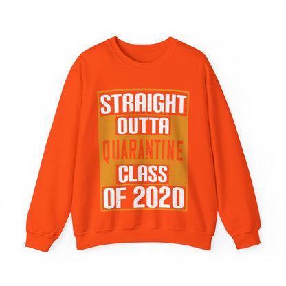 straight outta quarantine class of 2020-01 — Unisex Heavy Blend Crewneck (G18000)