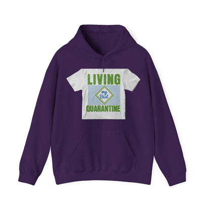living my best quarantine — Unisex Heavy Blend Hoodie (G18500)