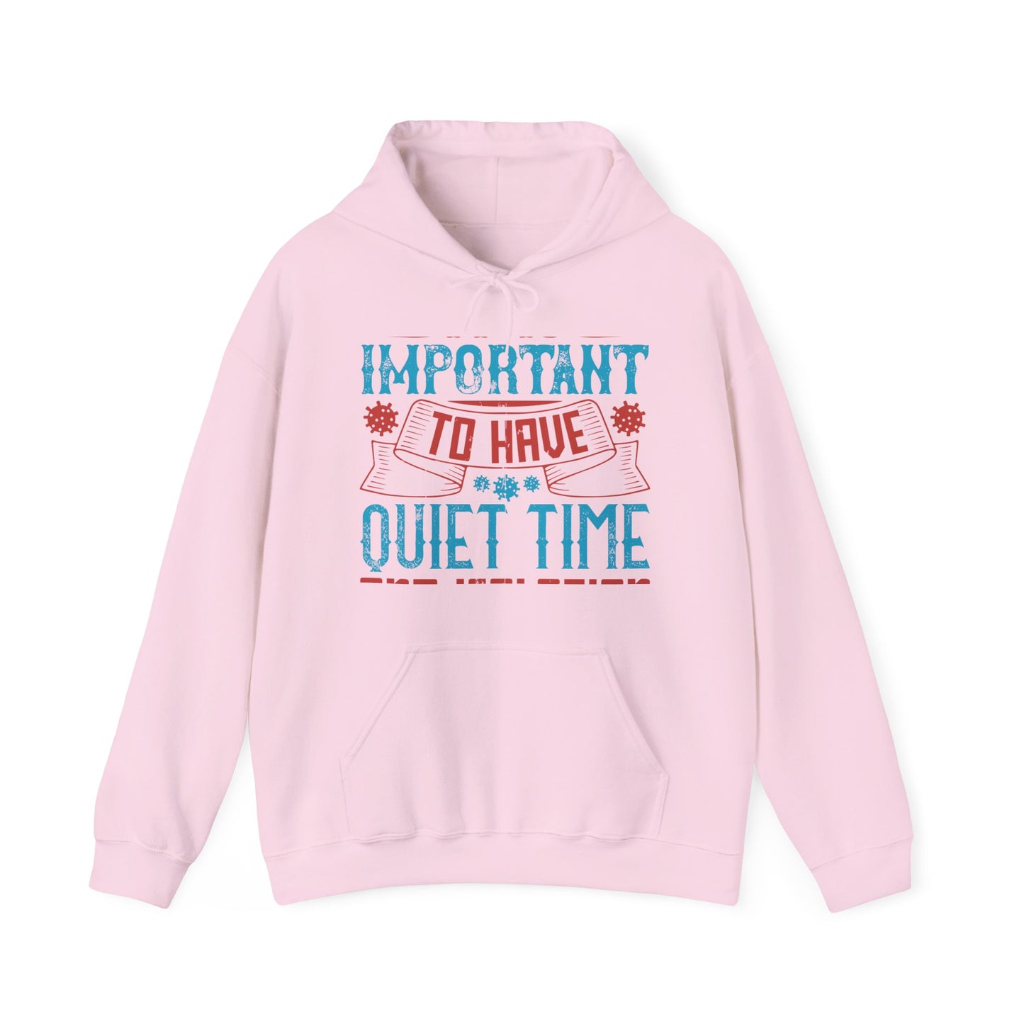 It's important to have quiet time and isolation-01 — Unisex Heavy Blend Hoodie (G18500)