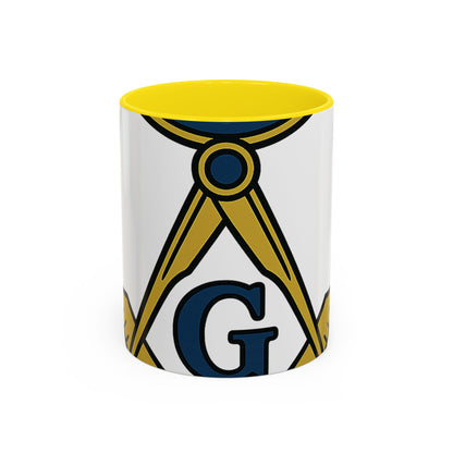 square and compass — Accent Mug 11/15oz