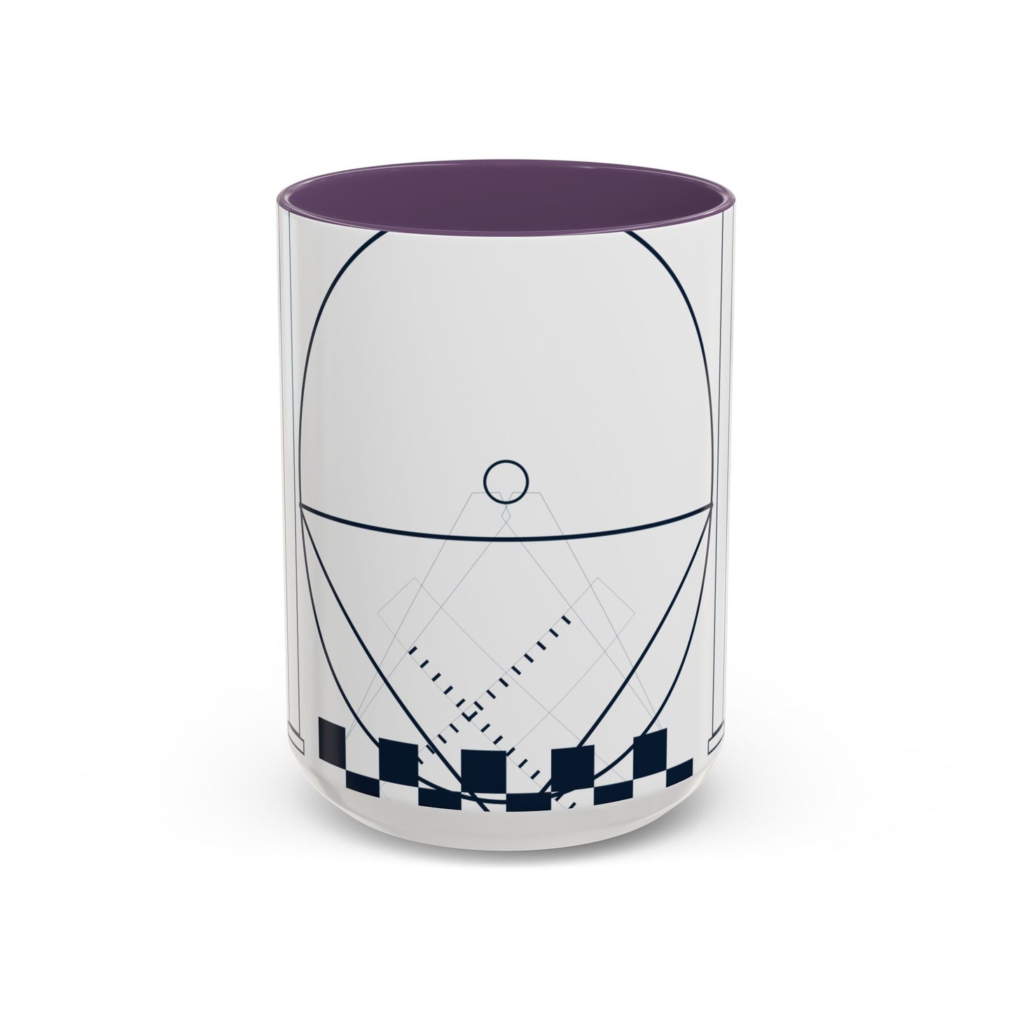 Masonic_Pillars_Crest_5400 — Accent Mug 11/15oz