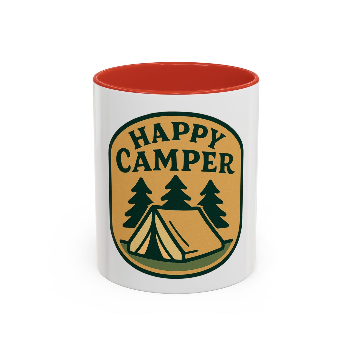 Happy Camper Coffee Mug - Fun Camping Gift, Outdoor Lover's Mug, Adventure Coffee Cup, Holiday Gift, Camping Decor