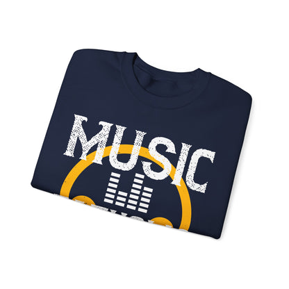 Music Fathoms The Sky-01 — Unisex Heavy Blend Crewneck (G18000)