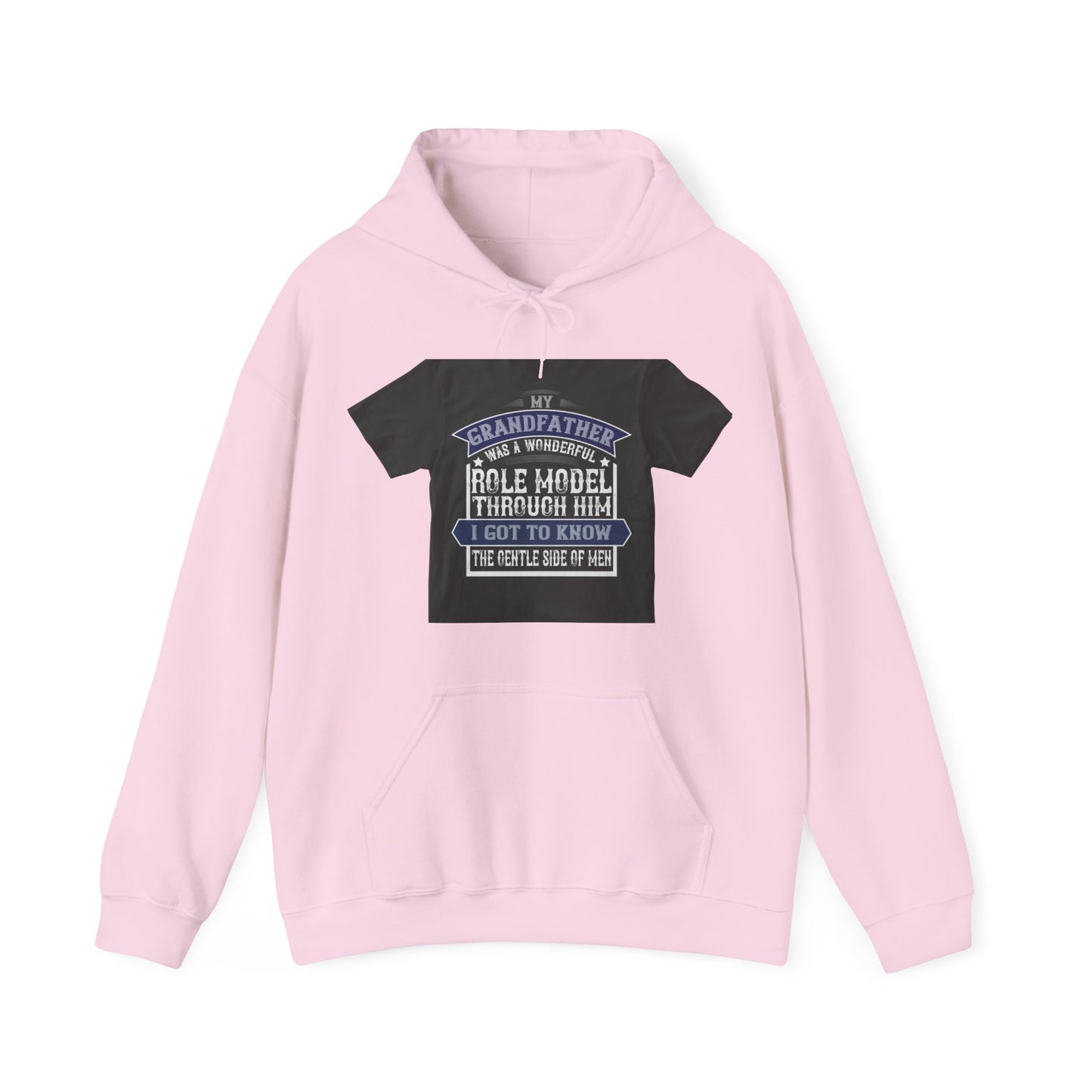 My grandfather was a wonderful role model-02 — Unisex Heavy Blend Hoodie (G18500)