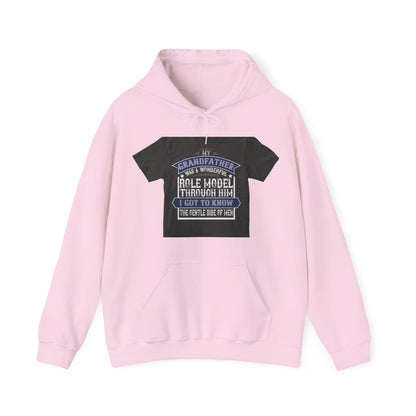 My grandfather was a wonderful role model-02 — Unisex Heavy Blend Hoodie (G18500)