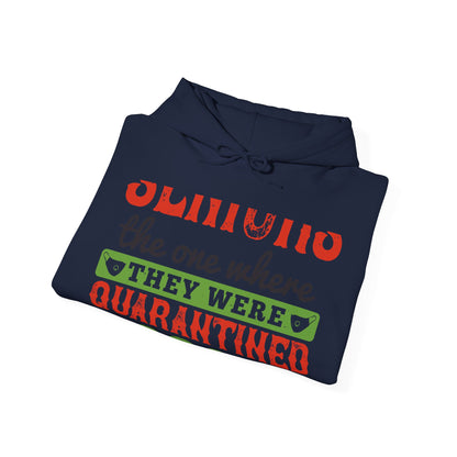 seniors the one where they were quarantined 2020-01 — Unisex Heavy Blend Hoodie (G18500)