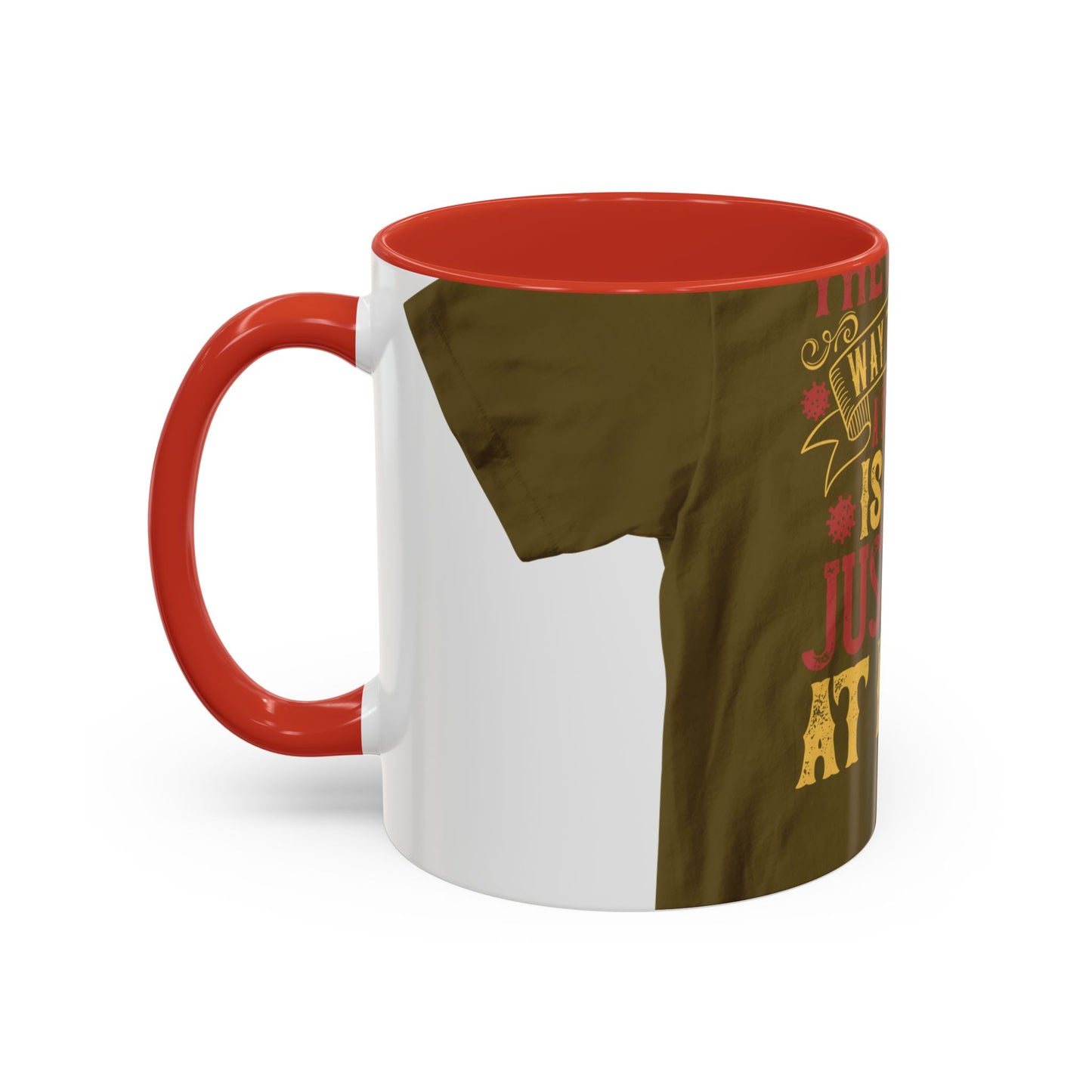The easiest way to become a superhero is NOW! Just Stay At Home — Accent Mug 11/15oz