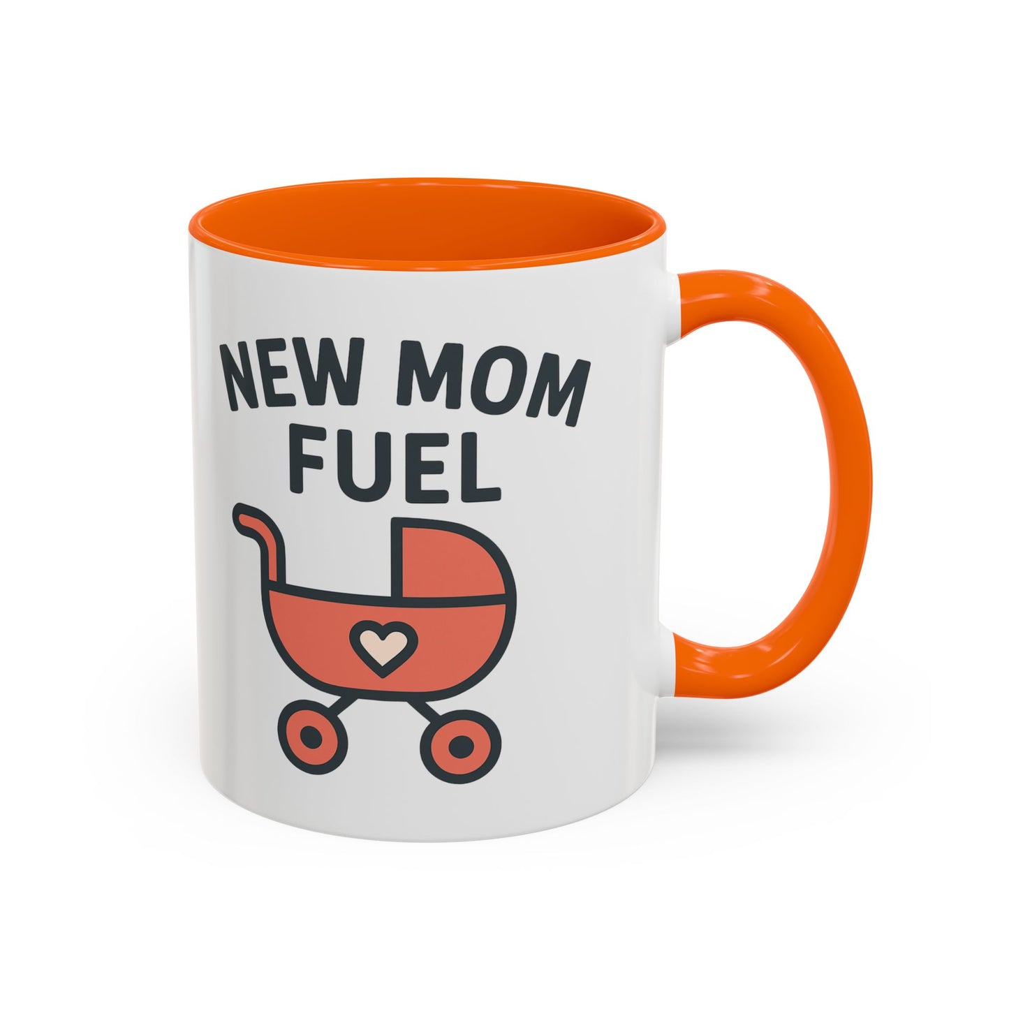 New Mom Fuel Coffee Mug - Cute Mom Gift, Ceramic Coffee Cup, Mommy Essentials, Baby Shower Gift, Parent Life Mug