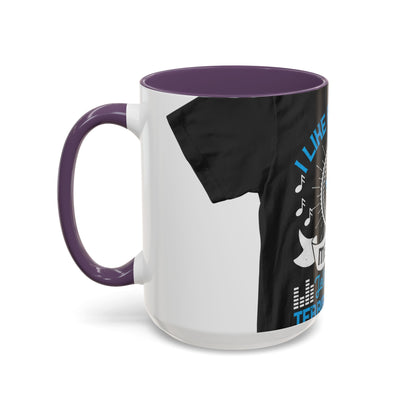 I like beautiful melodies telling me terrible things — Accent Mug 11/15oz