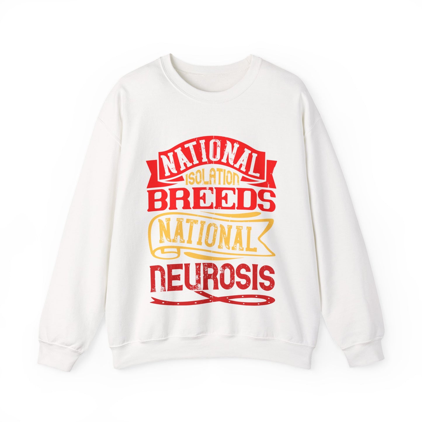 National isolation breeds national neurosis-01 — Unisex Heavy Blend Crewneck (G18000)