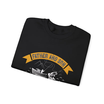 father and son fishing partners  for life-01 — Unisex Heavy Blend Crewneck (G18000)