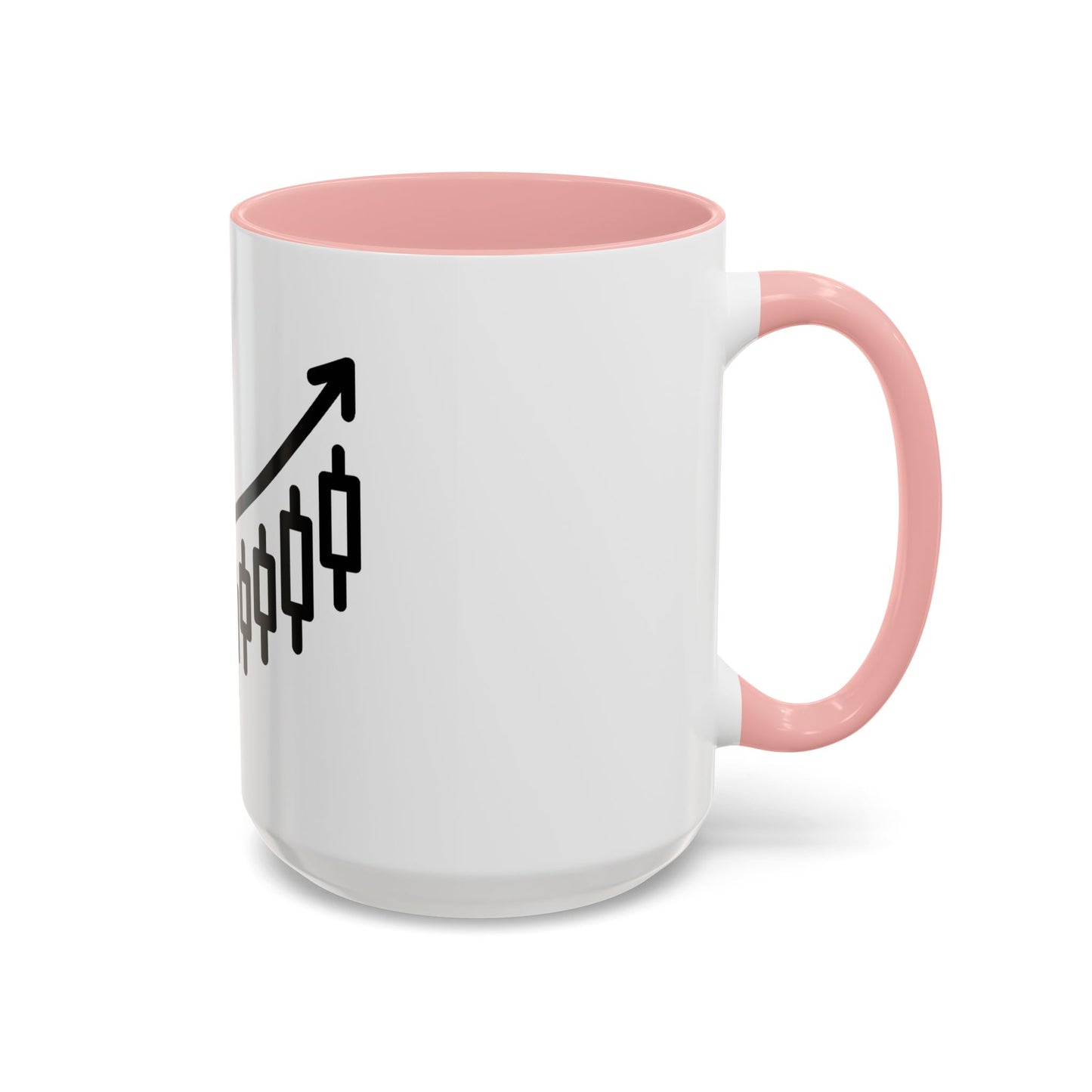 Stock Market Heartbeat Accent Coffee Mug (11, 15oz), Financial Market Trader Gift, Wall Street Investor Mug, Stock Market