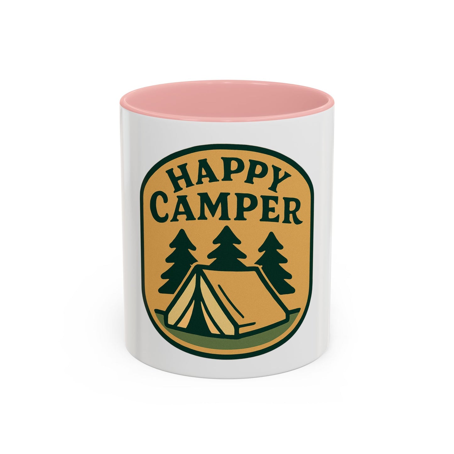 Happy Camper Coffee Mug - Fun Camping Gift, Outdoor Lover's Mug, Adventure Coffee Cup, Holiday Gift, Camping Decor