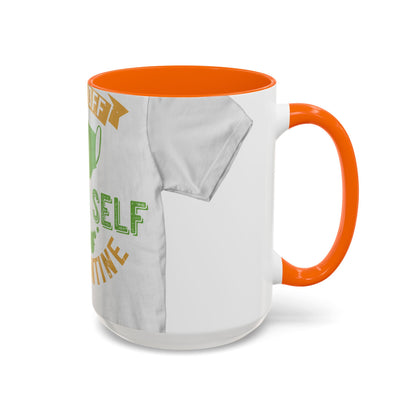back off i'm on self quarantine — Accent Mug 11/15oz