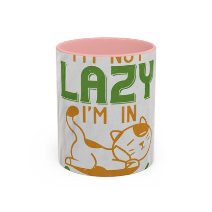 iΓÇÖm not lazy iΓÇÖm in quarantine — Accent Mug 11/15oz