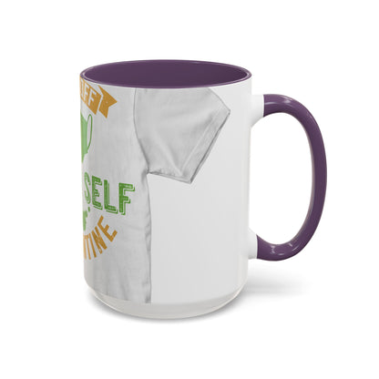 back off i'm on self quarantine — Accent Mug 11/15oz