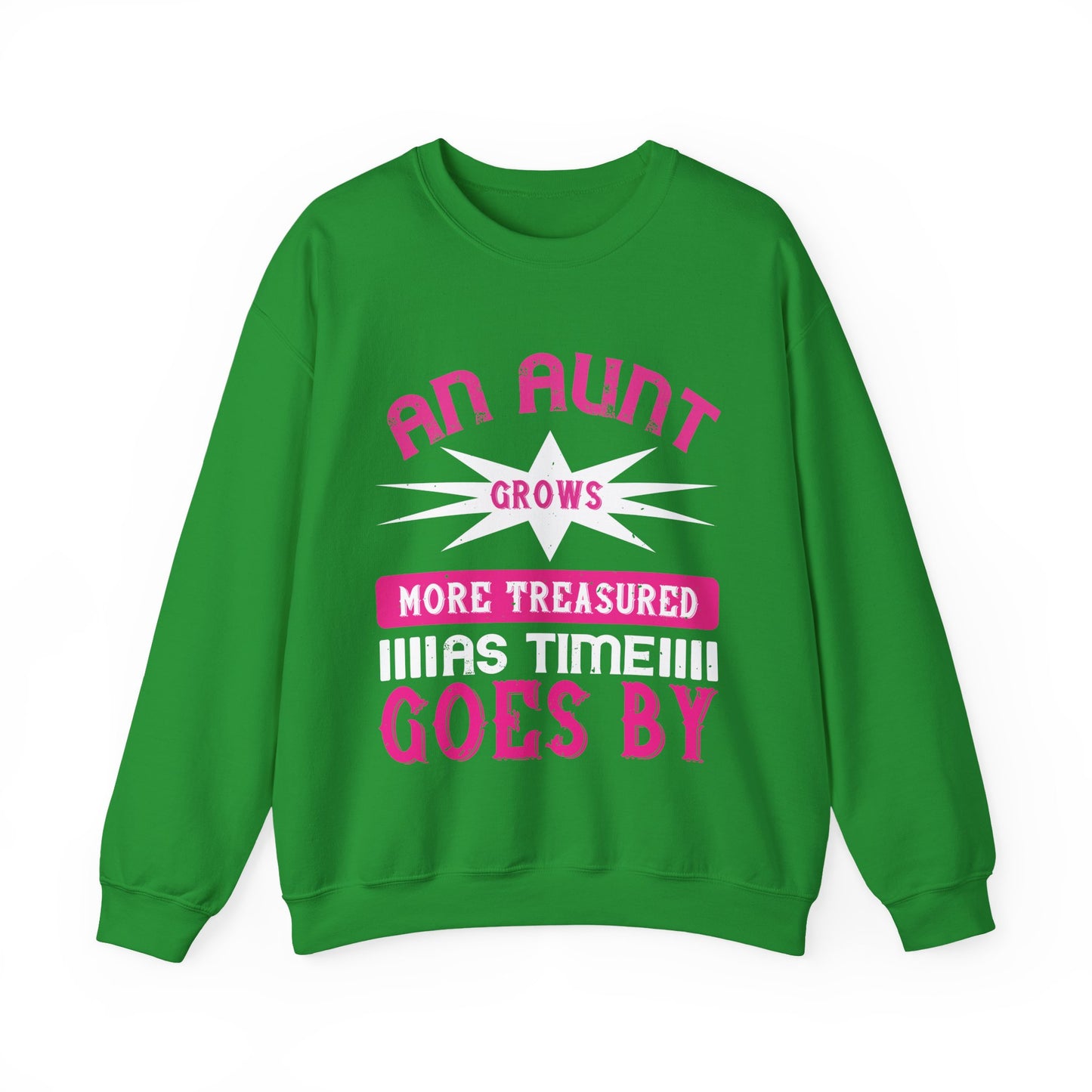 An aunt grows more treasured as time goes by-01 — Unisex Heavy Blend Crewneck (G18000)