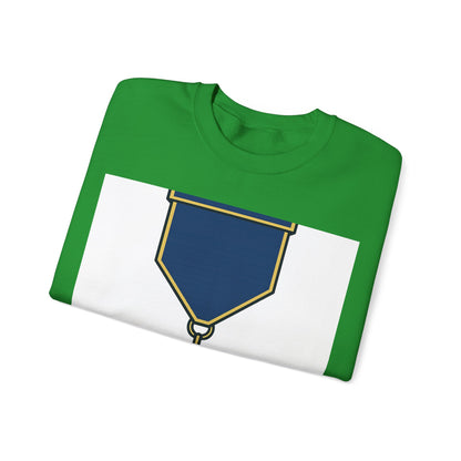 Junior Warden -JW - white bg — Unisex Heavy Blend Crewneck (G18000)