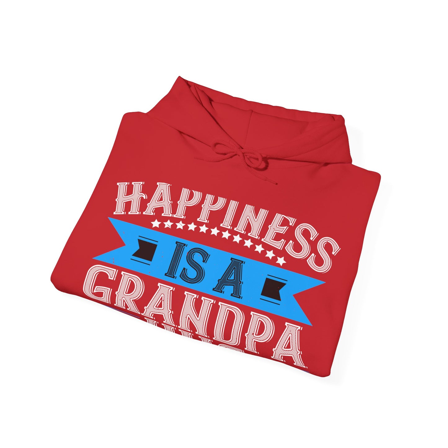 Happiness is a grandpa hug-01 — Unisex Heavy Blend Hoodie (G18500)