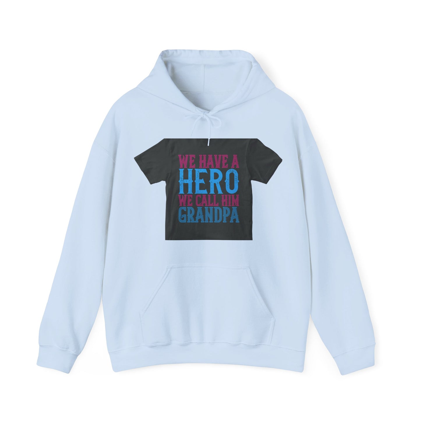 We have a hero, we call him grandpa-02 — Unisex Heavy Blend Hoodie (G18500)