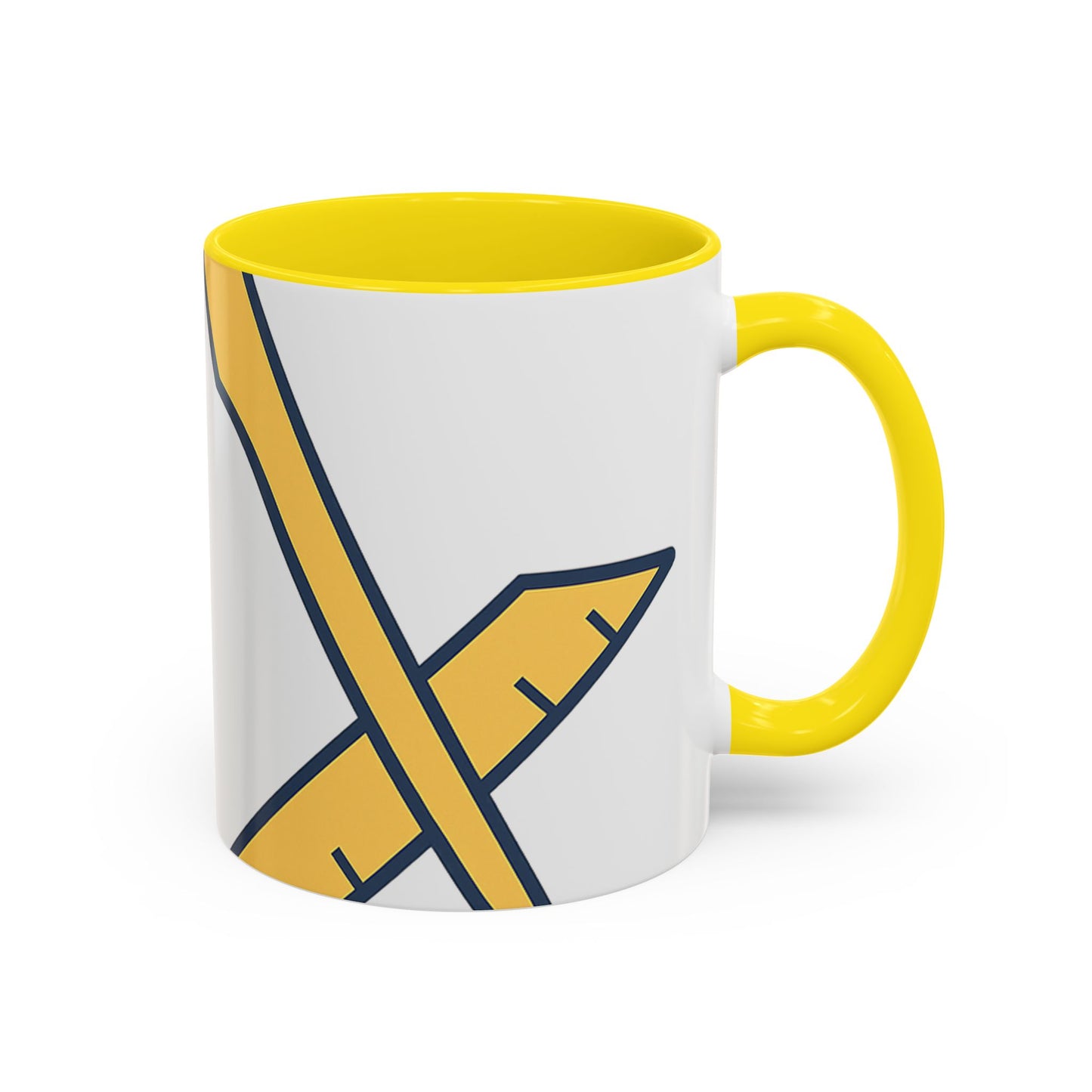 Plain Square and compass — Accent Mug 11/15oz