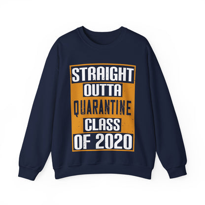 straight outta quarantine class of 2020-01 — Unisex Heavy Blend Crewneck (G18000)