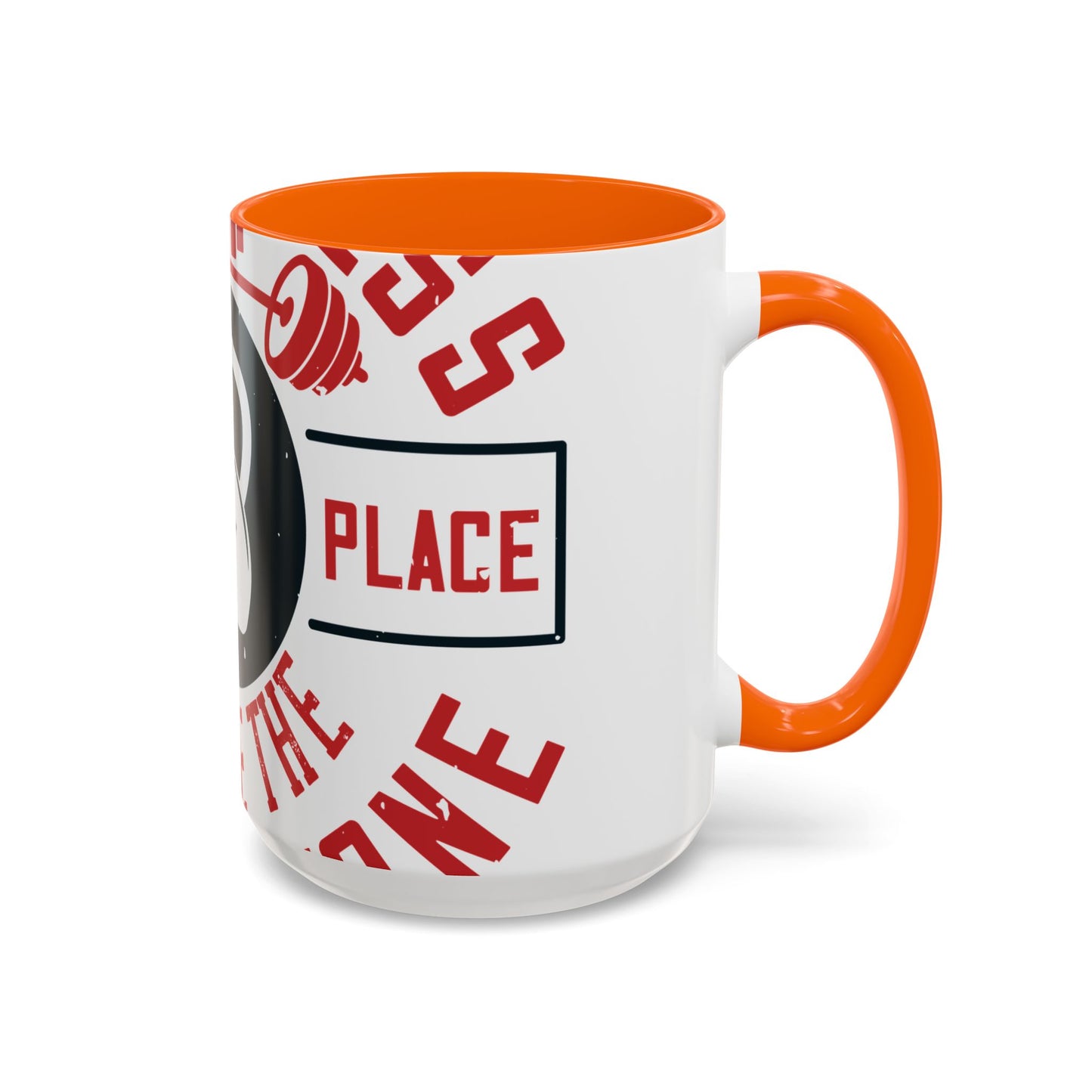 All progress takes place outside the comfort zone-01 — Accent Mug 11/15oz