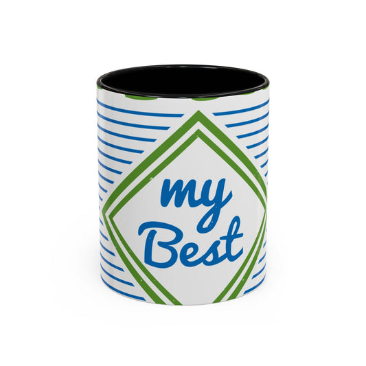 living my best quarantine-01 — Accent Mug 11/15oz