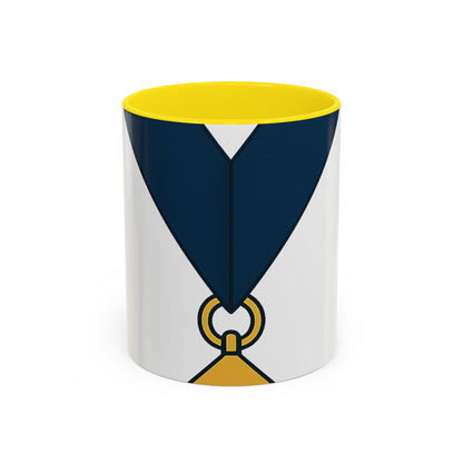 Senior Warden SW  the level — Accent Mug 11/15oz