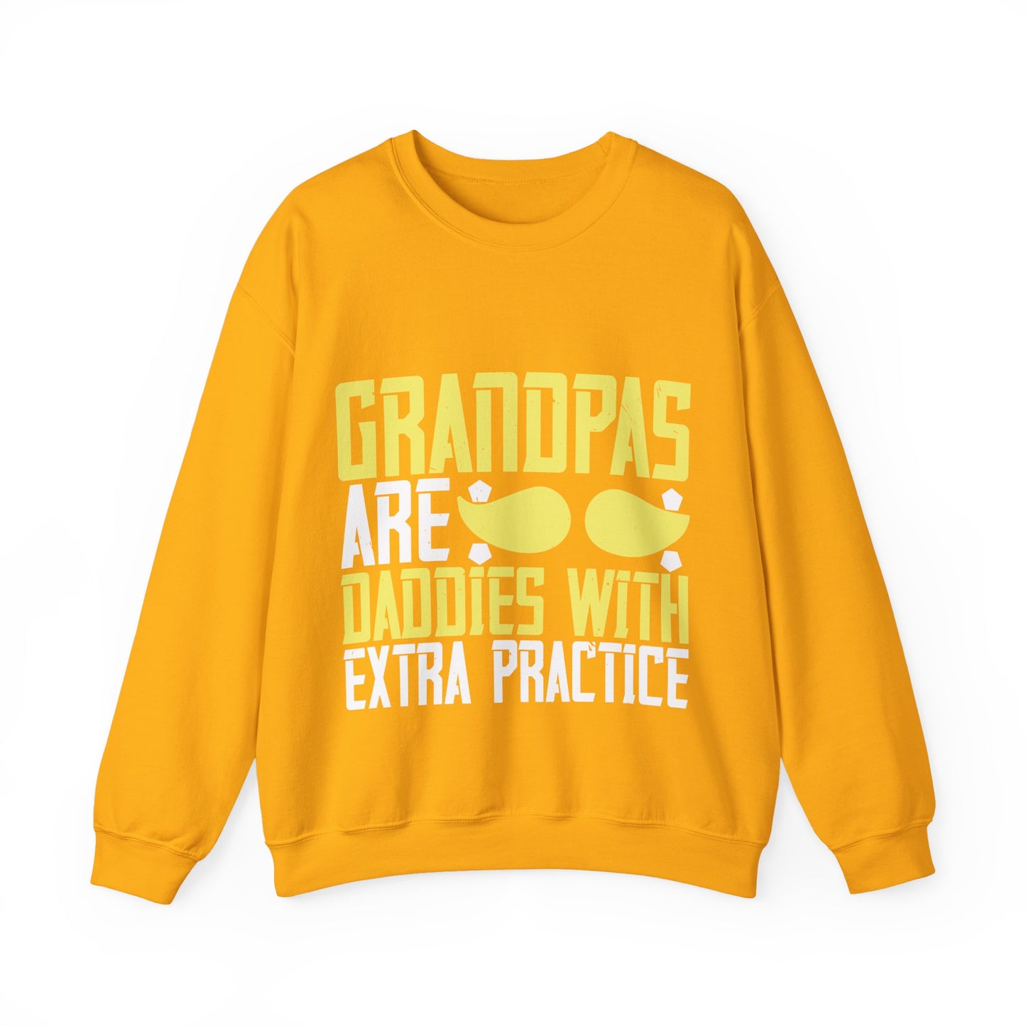 Grandpas are daddies with extra practice-02 — Unisex Heavy Blend Crewneck (G18000)