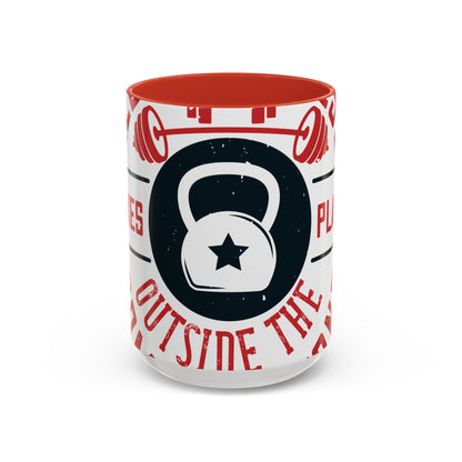 All progress takes place outside the comfort zone-01 — Accent Mug 11/15oz