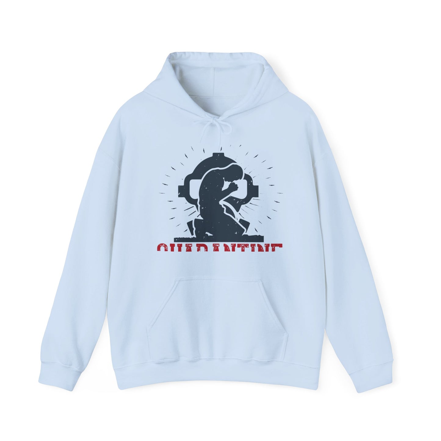 this is my quarantine-01 — Unisex Heavy Blend Hoodie (G18500)