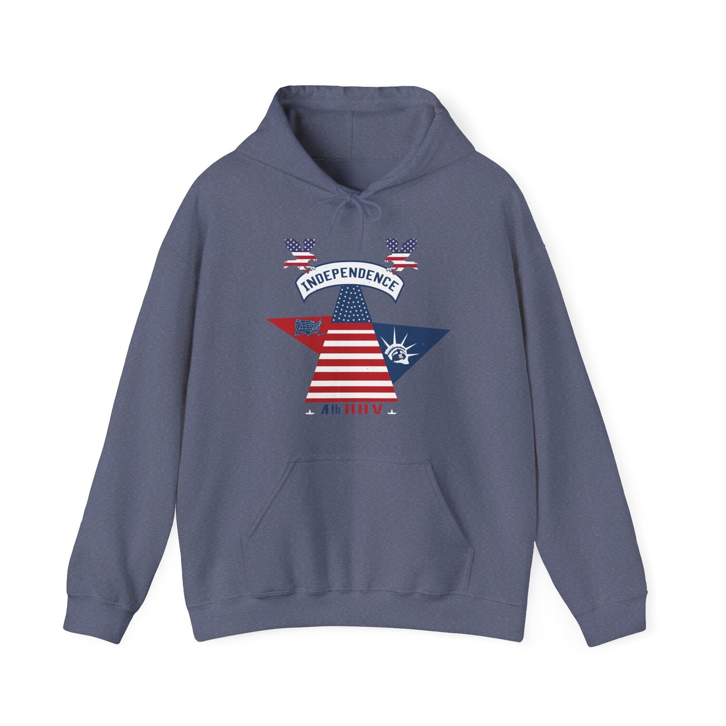Fourth of july (48) — Unisex Heavy Blend Hoodie (G18500)