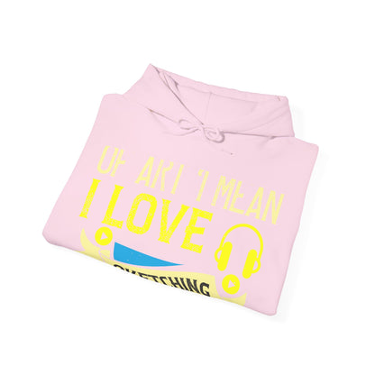 I love all kinds of art. I mean, I love sketching and acting and music-01 — Unisex Heavy Blend Hoodie (G18500)