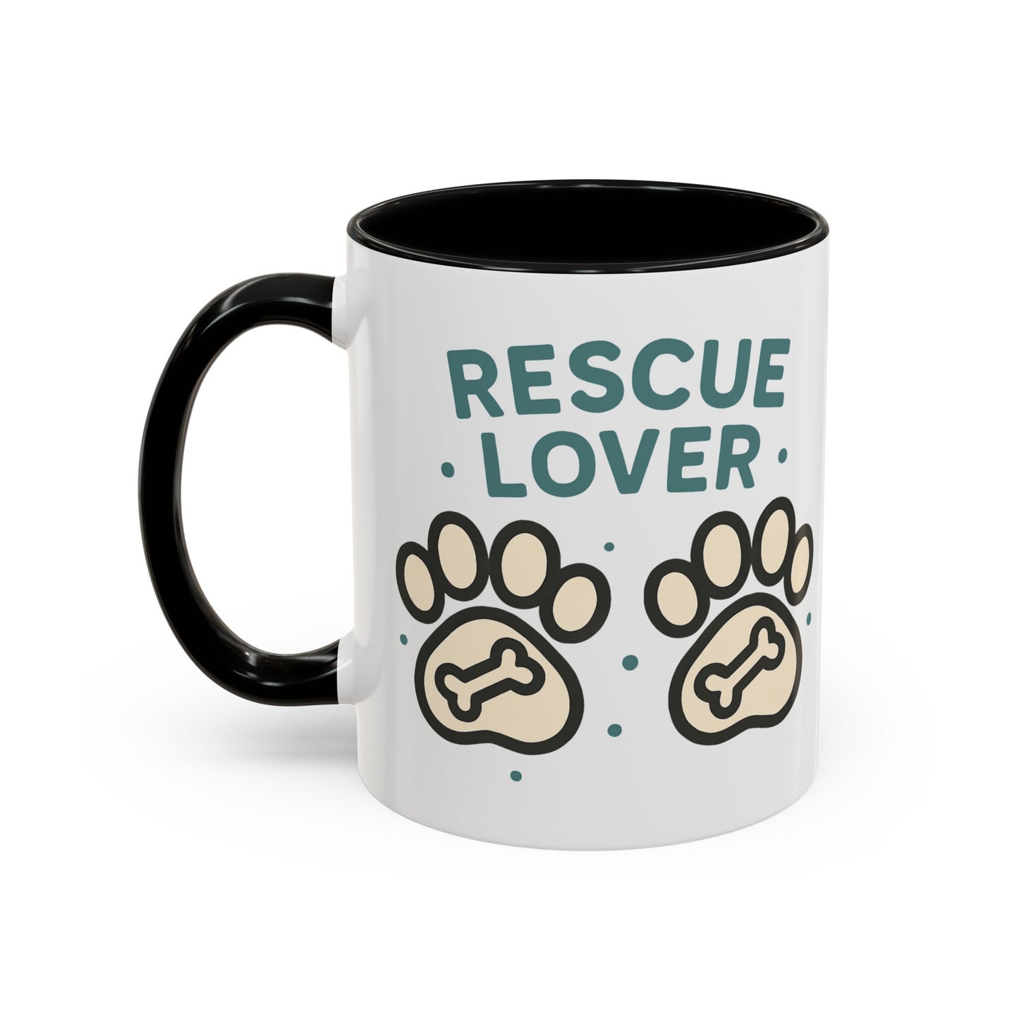 Rescue Lover Coffee Mug, Pet Owner Gift, Animal Rescue Merchandise, Dog Lover Cup, Rescue Pet Appreciation