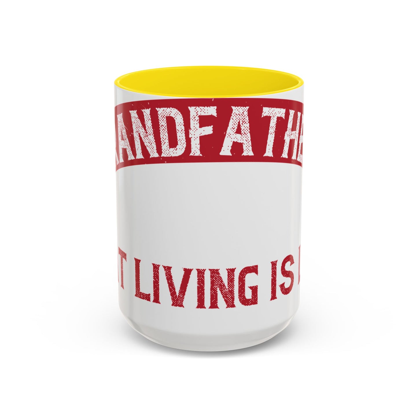 My grandfather always said that living is like licking honey off a thorn-01 — Accent Mug 11/15oz