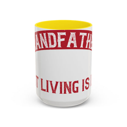 My grandfather always said that living is like licking honey off a thorn-01 — Accent Mug 11/15oz